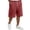 11-Wine, variant on Men's Casual Drawstring Shorts, Elastic Waist Soft Knit Knee Length Shorts with Pockets, Relaxed Fit Comfortable Lounge Athletic Shorts for Daily Workout Wear 05-Gray XL