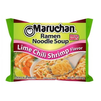 2 pack) (12 Packs) Maruchan Lime with Shrimp Instant Lunch Ramen