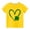 Yellow, variant on MeetoTime St. Patrick's Day Heart Printed Casual Short-sleeved Tops for Boys and Girls Kids Crew-neck Shirts