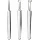 thumbnail image 1 of Blackhead Remover Kit - Blackhead Tweezers Removal Tool 3 pcs Comedone Pimple Extractor Tool, Acne Blemish Kit for Blackhead, pimple Tool, Curved Bla, 1 of 5