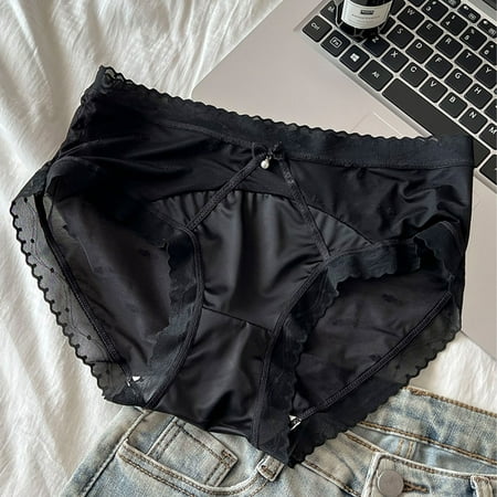 uublik Panties Women Black Ladies Seamless Brief Comfort Womens Lace Panties
