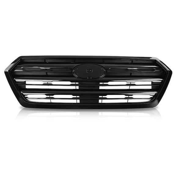 Front Bumper Grill Grille All Glossy Black Fit For 2015-2017 Subaru Outback