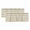 White Brown, variant on Valances for Windows, Blue Striped Valance Curtains Blackout Drapes for Kitchen/Bathroom/Cafe, Rustic Farmhouse Stripes Rod Pocket Window Toppers Valances 2 Pack Clearance 42''x12''
