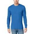 thumbnail image 1 of Club Room - Camiseta básica de algodón para hombre, color azul, pequeña, 1 of 1