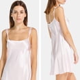 thumbnail image 6 of Fishers Finery Women's 100% Pure Mulberry Silk Chemise; Nightgown (Pink, M), 6 of 6