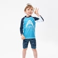 thumbnail image 4 of Traje de baño para niños Traje de buceo con protección solar de manga larga para bebés Traje de baño de aguas termales cálido de secado rápido para niños, 4 of 6