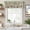 Pink, variant on Watercolor Flowers Farmhouse Short Window Curtain Valances, Rustic Spring Floral Botanical Beige Rod Pocket Kitchen Valances for Living Room Bedroom Bathroom Cafe 42" x 18"