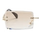 thumbnail image 2 of Gafas de sol cuadradas Diseñador de moda Gafas de sol gradiente sin montura marrón Sunnimix gafas de sol cuadradas sin montura, 2 of 8