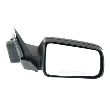 MIRROR Compatible For 2008-2011 Ford Focus Right Passenger Power Glass With 1 Paintable and Textured Black Cap