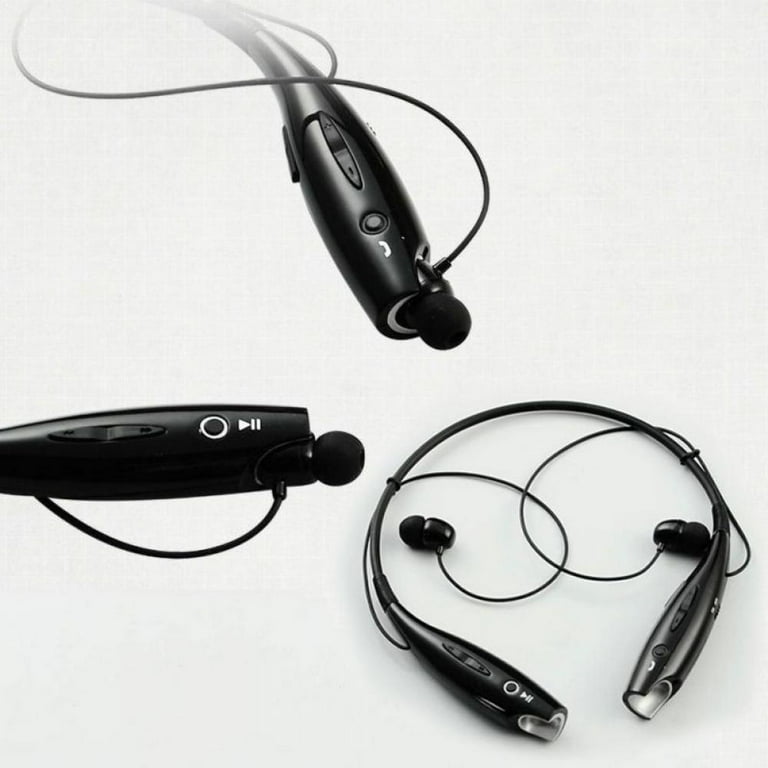 Wireless Neck Earbuds Bluetooth Neckband Headphones Stereo Headsets Neck Mounted Earphone Noise Cancelling with Mic SweatProof for Driving Audio Books Video Conference Walmart