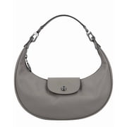 Longchamp Le Pliage Xtra Leather Shoulder Bag, Grey