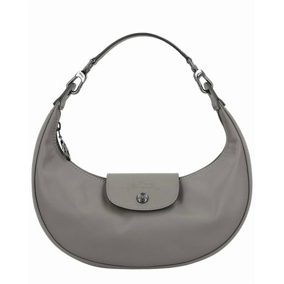 Longchamp Le Pliage Xtra Leather Shoulder Bag, Grey