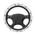 thumbnail image 3 of Disketp Music Lover Dinosaur Elastic Microfiber Steering Wheel Cover for Truck,SUV,Cars,Universal 15 inch,Anti-Slip, 3 of 8