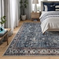 thumbnail image 2 of Bloom Rugs Washable Non-Slip 10x14 Rug - Blue / Beige Traditional Oriental Area Rug for Living Room, Bedroom, Dining Room, and Kitchen - Exact size: 10' x 14', 2 of 9