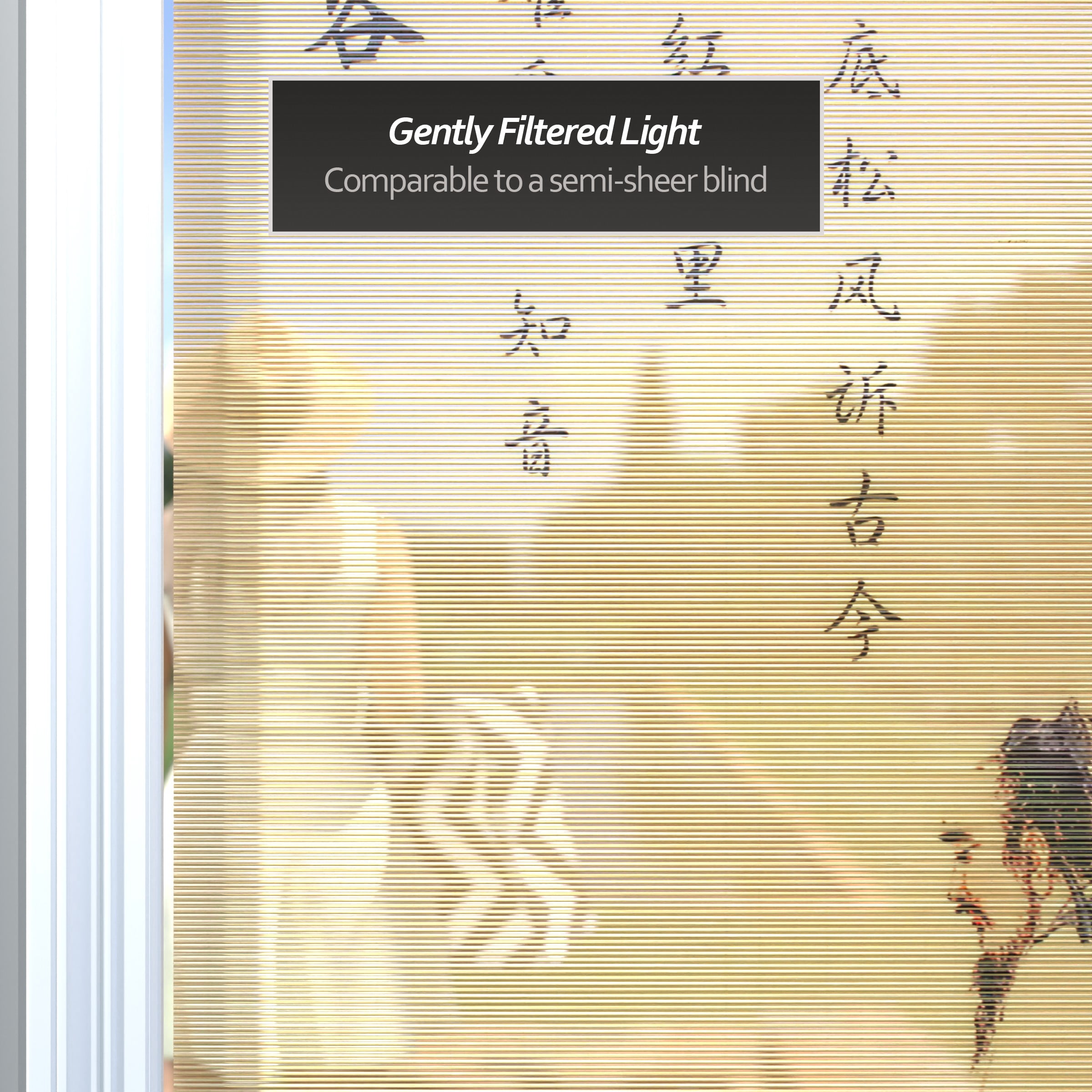 Red Lantern Bamboo Window Shade Blind - Philosopher 36" W