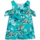 thumbnail image 1 of Rare Editions Girls Floral A-line Dress, Azul, 3-6 meses, 1 of 1