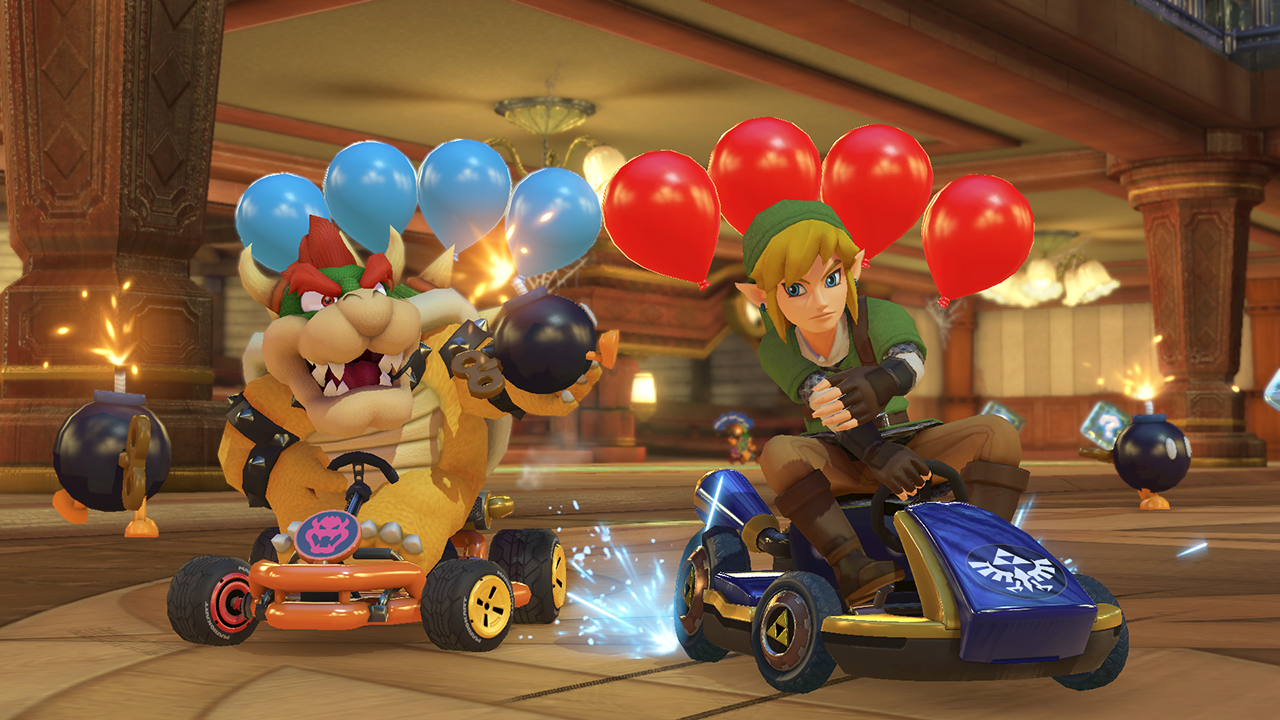 Nintendo Switch – OLED Model: Mario Kart 8 Deluxe Bundle - Multi