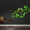 thumbnail image 3 of Handmadetneonsign Frog Gymmer Neon Sign, Frog Gymmer Animal Neon Sign, Frog Led Neon Sign, Frog Neon Sign, Wall Décor, 3 of 5