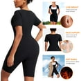 thumbnail image 6 of Vaslanda Waist Trainer Sauna Suit for Women Full Body Workout Sweat Suit Shirt, 6 of 7