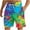 Multicolor#09, variant on ZCFZJW Mens Hawaiian Swim Trunks Tie Dye Gradient Print Quick Dry Bathing Suit Swimming Board Shorts Big and Tall Regular Fit Drawstring Elastic Waist Short Pants with Pockets Multicolor#19 XXXL