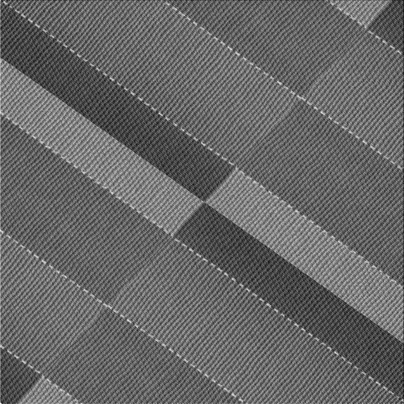 Ahgly Company Machine Washable Indoor Square Transitional Gunmetal Gray Area Rugs, 6' Square