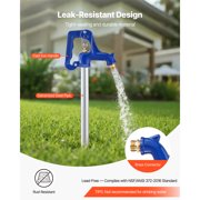 KFFKFF Frost-Proof Yard Hydrant, 5.24FT Outdoor Faucet with 36 Bury Depth, 3/4 NPT Pipe Connection & 3/4 NH Hose Coupling, Lead-Free Hydrant for Garden, Farm, and Yard Irrigation