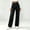 Dark Gray Womens Jeans, variant on JUSLIO Cargo Pants for Women High Waist Jeans Casual Comfortable Straight Leg Pants Black L