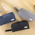 thumbnail image 5 of CoreLiving Pen Case Large Capacity Pencil Pouch 2 Compartments Pencil Pouch for Adults Pencil Bag with Zipper Multi-Compartment Pencil Pouch Heavy Duty Pen Holder for Office, 5 of 7