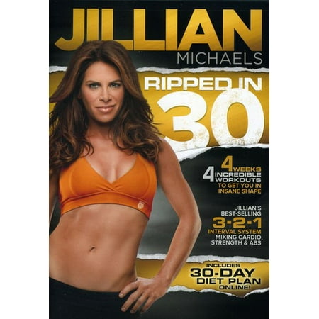 Jillian Michaels: Ripped in 30 (DVD) (Best Workout Routine To Get Ripped At Home)