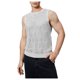 thumbnail image 1 of Chaleco de punto con aberturas para hombre: prenda sin mangas con cuello redondo, diseño moderno, combina con leggings/vaqueros, tallas S-XXL, 1 of 8