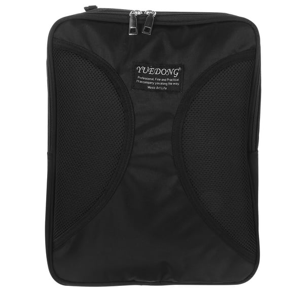 Masteelf Comfortable Musical Instrument Box Hanging Bag Music Sheet Container (Black)