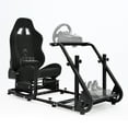 thumbnail image 6 of Marada Racing Simulator Cockpit with Black Seat and Wheel Stand Fit Logitech G25 G27 G29 G920, 6 of 23