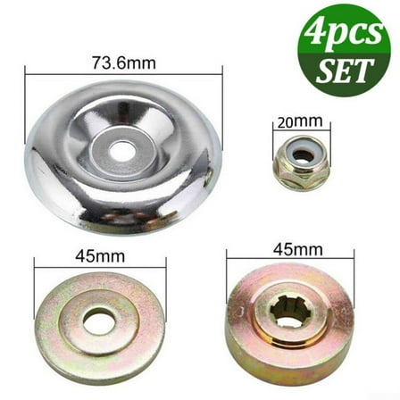 Arkzeo 4x Set Adapter Part Kit For Whipper Snipper Trimmer Head Lawn Mower Brushcutter