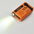 thumbnail image 4 of HanRongDa Outdoor Emergency Portable AM SW Solar Powered Hand Crank with LED Flashlight 2000mAh Battery SOS Alarm, 4 of 7