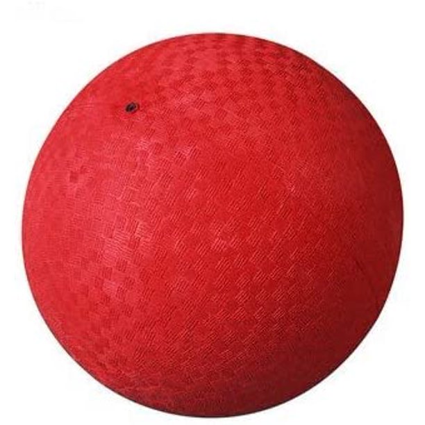 New 9" RED PVC Playground Kickball Dodgeball School Kick Balls