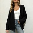 thumbnail image 6 of Women's Long Sleeve Knit Cardigan Dressy Casual Open Front Loose Sweaters Plus Size Fall Fashion Long Outerwear Size S-3XL, 6 of 7