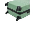 thumbnail image 3 of Wrangler 4 Pc Hardside Spinner Luggage Set with 20" & 25" Suitcases and Packing Cubes, Green, 3 of 8
