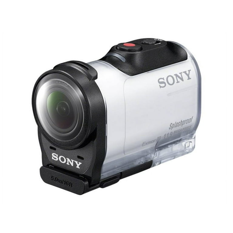 Sony Action Cam Mini HDR-AZ1 - Action camera - 1080p - 16.8 MP - Carl Zeiss  - Wi-Fi, NFC - underwater up to 9.8 ft - white 
