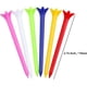 thumbnail image 2 of Paquete de 20 tees de golf de plástico duraderos profesionales de colores variados a granel (colores aleatorios), 2 of 5