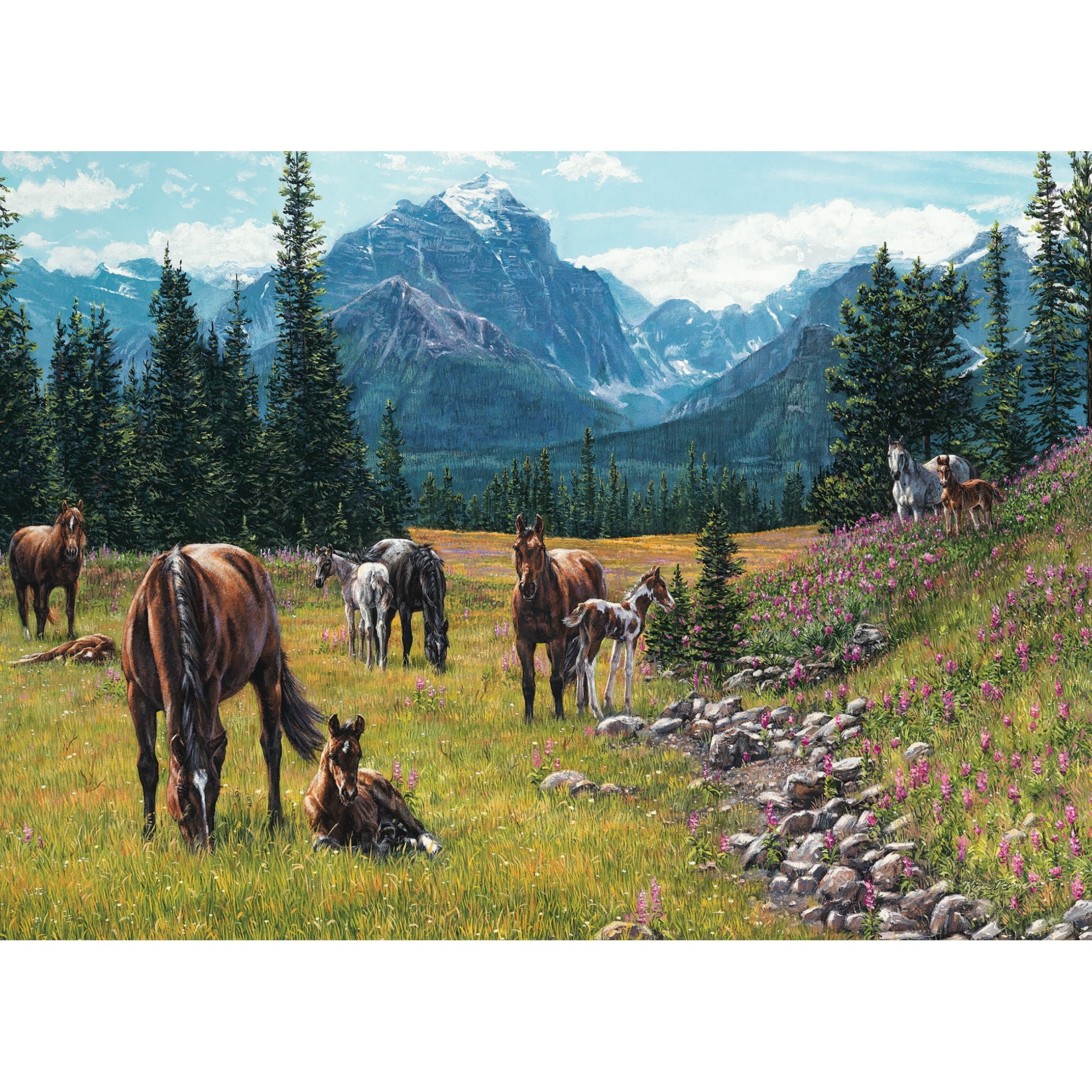 Cobble Hill: Horse Meadow 1000-Piece Jigsaw Puzzle