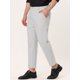 thumbnail image 2 of Lars Amadeus Pantalones de vestir formales para hombre Pantalones de negocios ajustados con frente plano de color sólido Gris claro L Unique Bargains Pantalones, 2 of 6