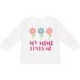 thumbnail image 3 of Inktastic Mimi Loves Me Daisies Girls Long Sleeve Toddler T-Shirt, 3 of 5