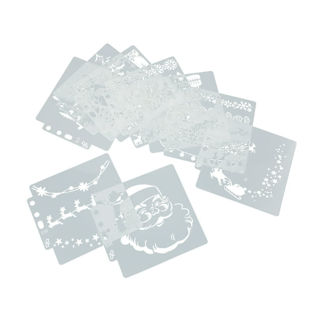 Stencils, Reusable PET Mandala Template Flexible Durable For Child For Young People For Fabric Painting For Cardmaker For Home