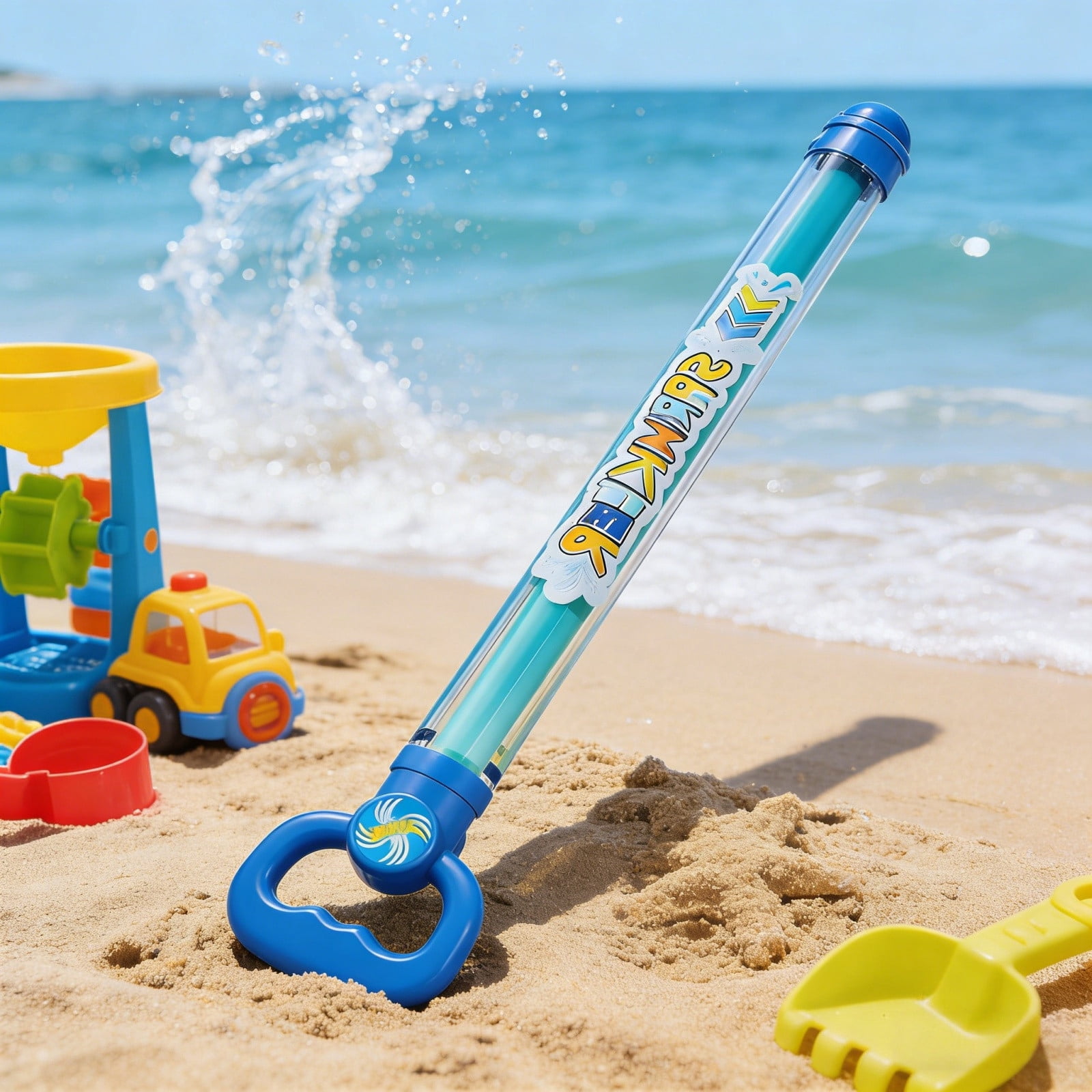Pull Back Water Toy - Large Capacity High Pressure Spray Water Gun for Backyard Summer Fun, Pool Party, Outdoor Water Battle Activities