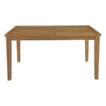 thumbnail image 3 of Modway Table à Manger en Teck pour Patio Extérieur en Naturel, 3 of 4