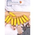thumbnail image 4 of White & Gold Kitchen Tools and Gadgets - Luxe 7PC Cooking Tools and Gadgets with Anti-Slip Handles, Utensils Set, Gold Kitchen Accessories,Premium Kitchen Gadget Set (Rose gold and yellow), 4 of 13