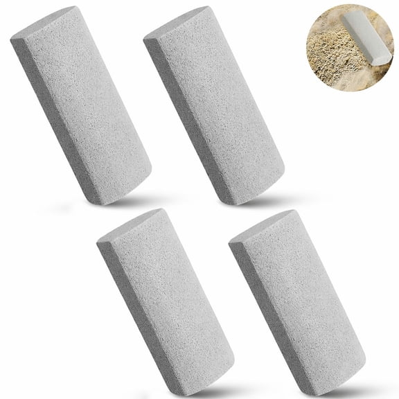 Lsupdaol 4 Pcs Pet Hair Remover Gray Pumice Stone Car Pet Hair Removal Tool for Bedding Carpet Couch Furniture Cleaning(5.3 x 2 x 1.4 Inch)