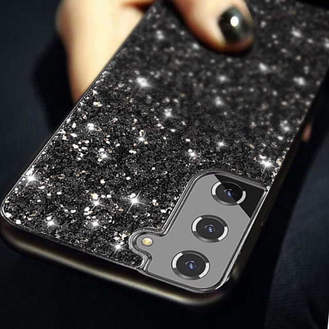 Funda de diamante con purpurina de lujo para Samsung, A54, A52, A53, S23, S22 Ultra, S21, FE, S20 Plus, S23, S22, A73, A33, A13, A52S, A14, 5G, A71 QYM unisex