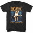 thumbnail image 3 of AC/DC Stiff Black Adult T-Shirt, 3 of 3