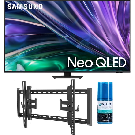 Samsung QN75QN85DBFXZA 75 Inch Neo QLED 4K Smart TV with Dolby Atmos with a Walts TV TILT-EXTENSION-37-90 Tilt Mount for 37"-90" Compatible TVs and Walts HDTV Screen Cleaner Kit (2024)